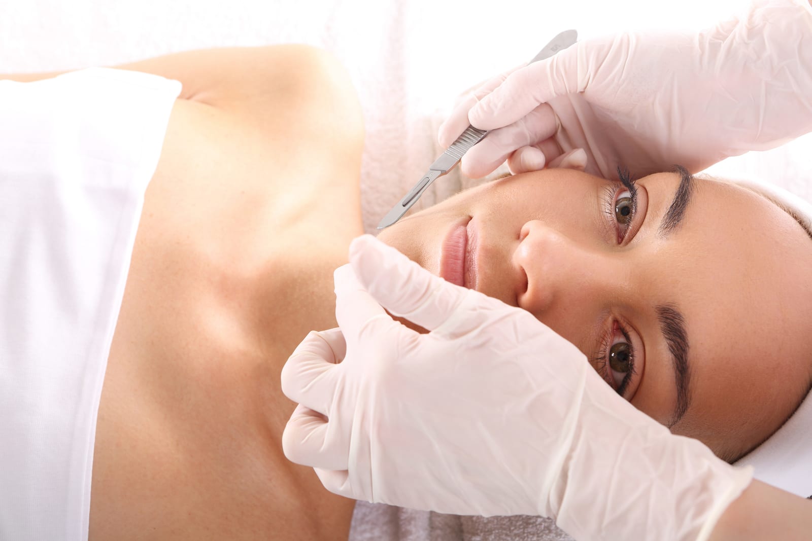 Dermaplaning treatment at Sun Aesthetic Clinic, Bellevue WA