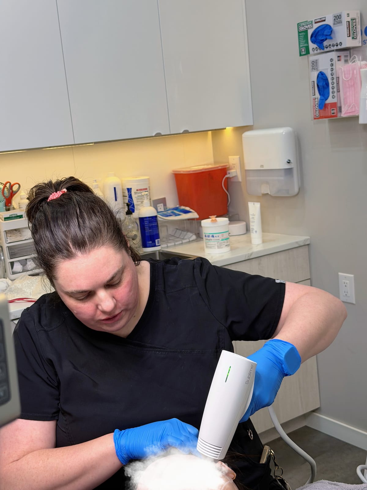 Eyes, Jawline & Double Chin treatment at Sun Aesthetic Clinic, Bellevue WA